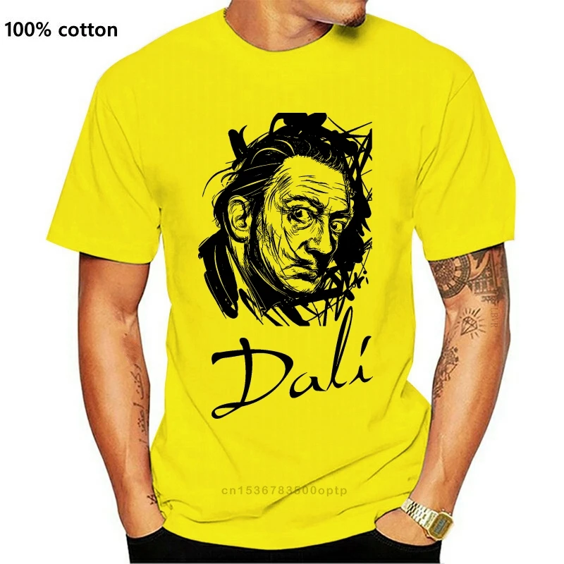 

New Salvador Dali Tribute T-Shirt 100% Premium Cotton Surrealism The Elephants Shirts Homme Novelty T shirts Men