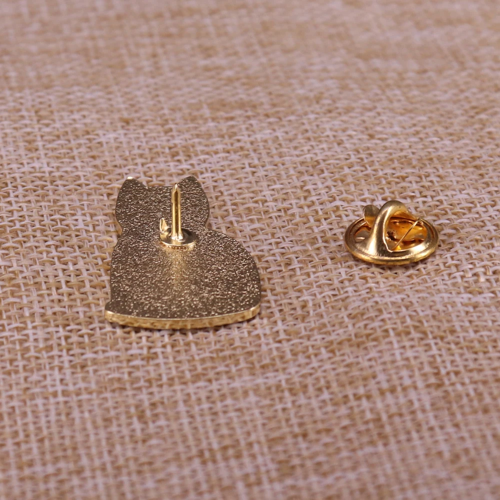 Adopt Cat Badge love kitten enamel pin cute animal Brooch meaningful decor for hat backpack or coat | Украшения и аксессуары