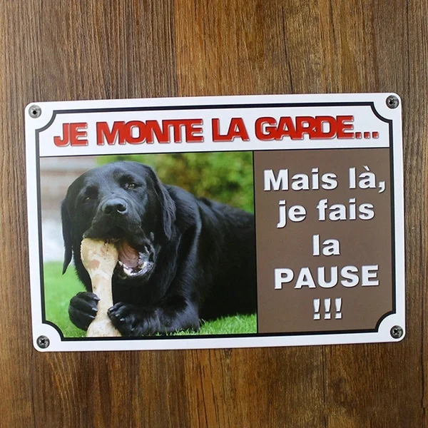 

Dog Bone Wall Sticker Metal Sign Home Bar Decor Vintage Sign Plaque