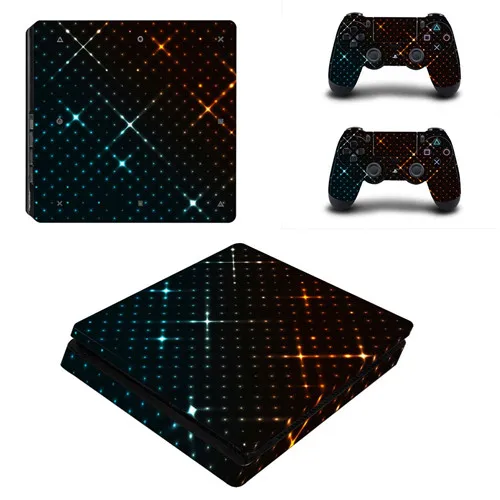 P4SQB0307 500 миллионов Ограниченная серия полное покрытие лицевые панели PS4 тонкая кожа Наклейка для playstation 4 консоль и контроллер PS4 наклейка - Цвет: P4SQB0307