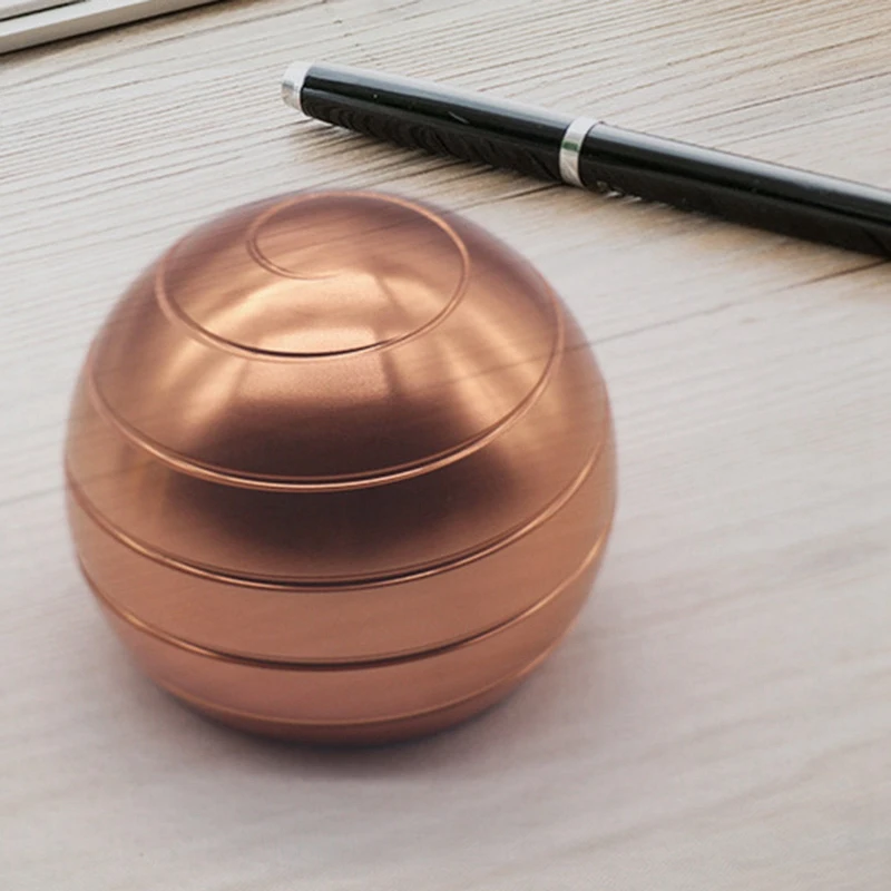 Офисный декомпрессионный гаджет металлический кинетический Спиннер шар для