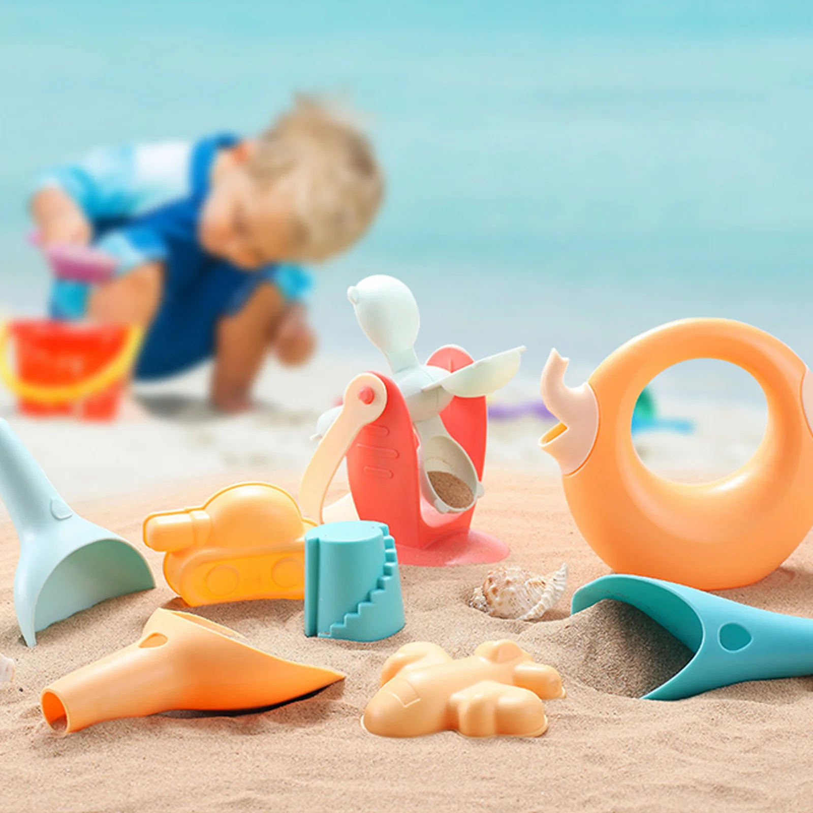 

Пляжные Игрушки для планшетов, детские игрушки для пляжа, набор с песочным боксом, летние уличные игрушки для пляжа, игра с песком и водой, иг...