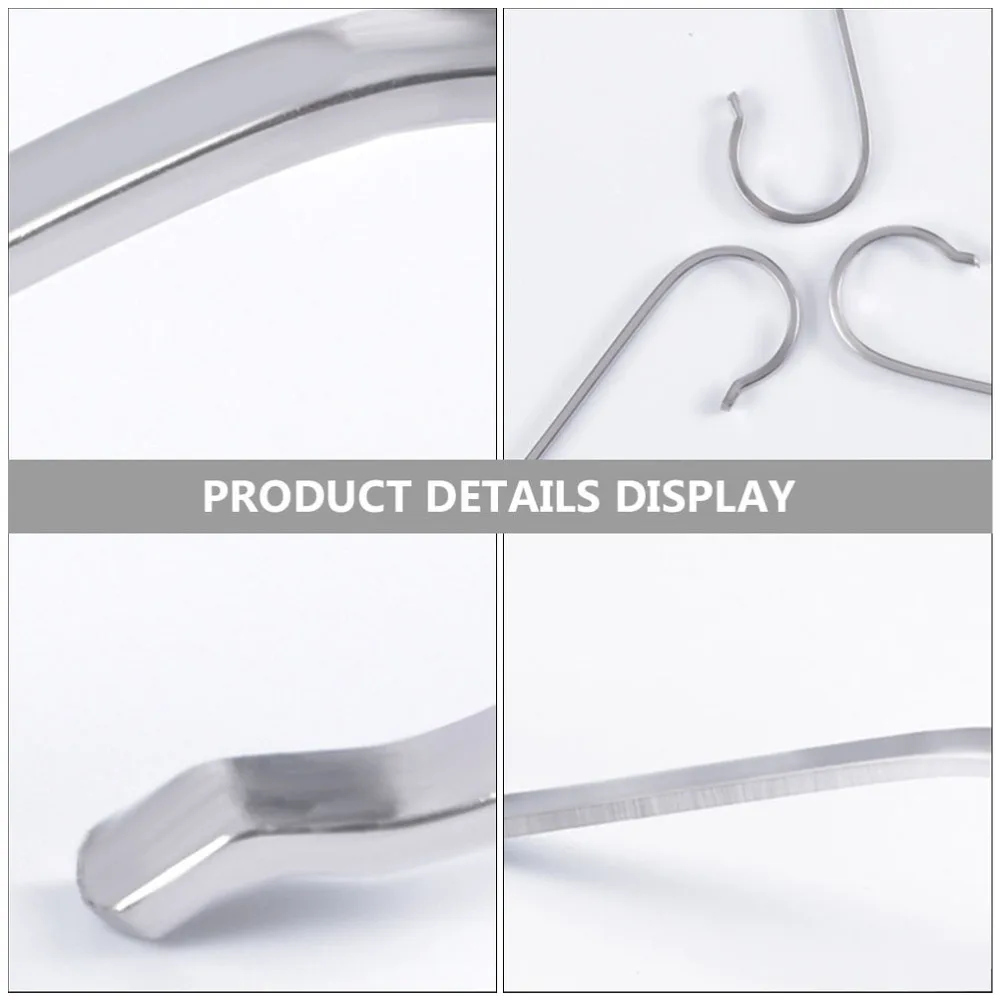 

6Pcs Practical Shape Hanging Hooks Stainless Steel Hooks Multifunctional Hooks