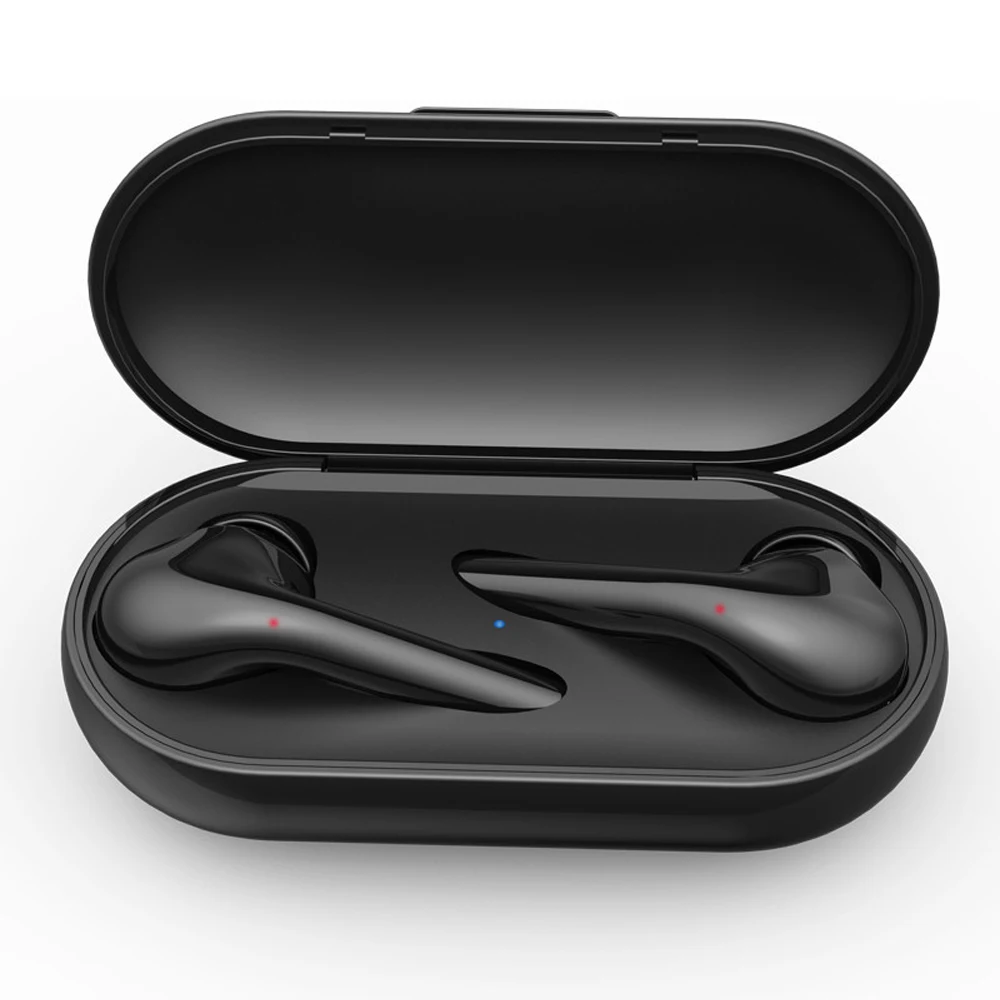 OTTWN новые наушники-вкладыши TWS с 5,0 M6S Bluetooth наушники спортивные водонепроницаемые часы, подходят для бас стерео сенсорное управление с микрофоном Шум шумоподавления Беспроводной наушники - Цвет: Черный