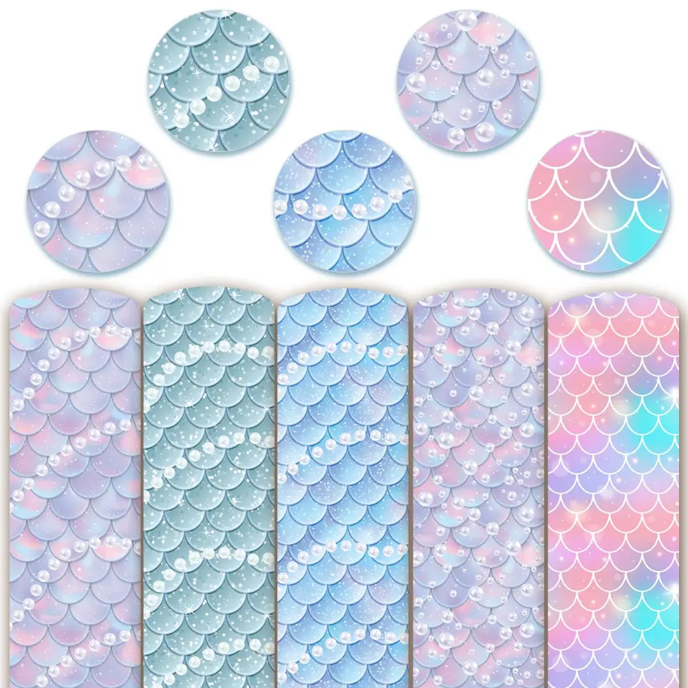 

Synthetic Leather Fabric Faux Leather Sheets Fish Scale Bead Chain Printed Sheets Bows Making DIY Crafts Supplies 22*30cm/A4 1pc