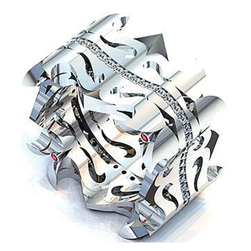 Винтажные большие белые стразы кольца с цветами для женщин антикварные