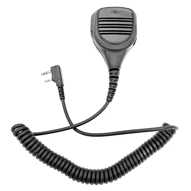 RISENKE Shoulder Microphone Cable For Kenwood NX220 TK2117 TK2160 NX230 TK3400U TK2402V Hands Free Waterproof Speaker Mic