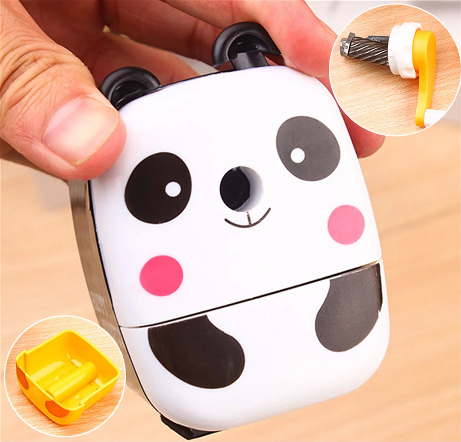 Точилка для карандашей с мультяшным рисунком симпатичная Студенческая ручная