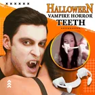 Выдвижные клыки вампира сделай сам, накладные Зубы вампира, косплей-вечеринка, клыки вампира на Хэллоуин, декоративные клыки вампира, реквизит для макияжа
