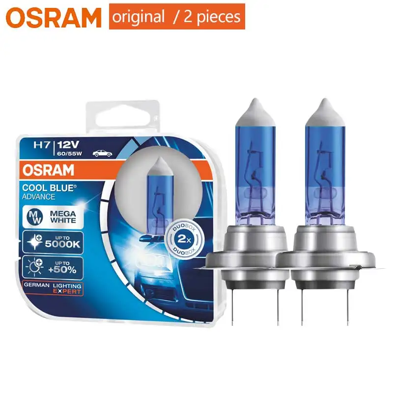 OSRAM Cool Blue Advance H7 Галогенные холодные синие белые ксеноновые фары