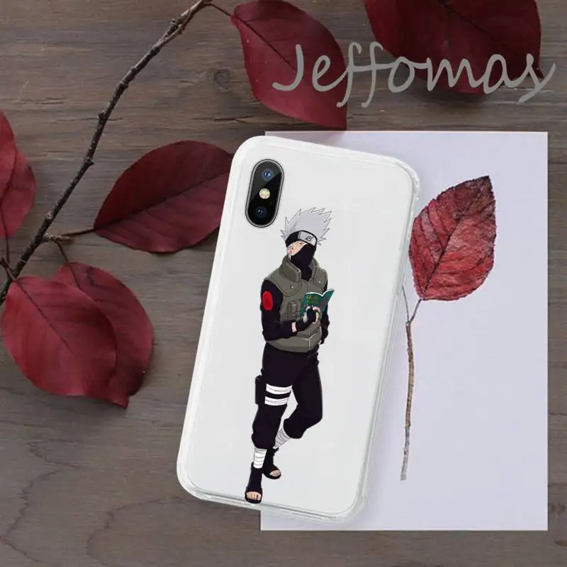 

naruto kakashi Phone Case Transparent soft For iphone 5 5s 5c se 6 6s 7 8 11 12 plus mini x xs xr pro max