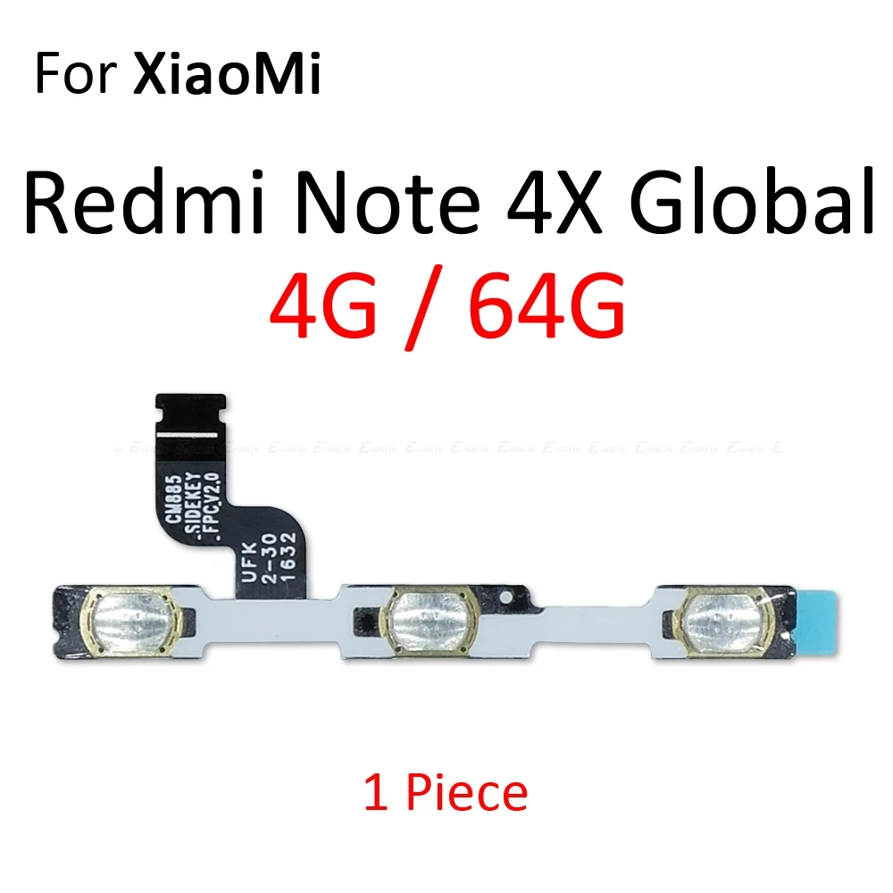 Для Xiaomi Redmi 3S 3X 4A Note 4 2 3 5 Pro Plus специальное издание 4X 5A регулятор громкости боковой
