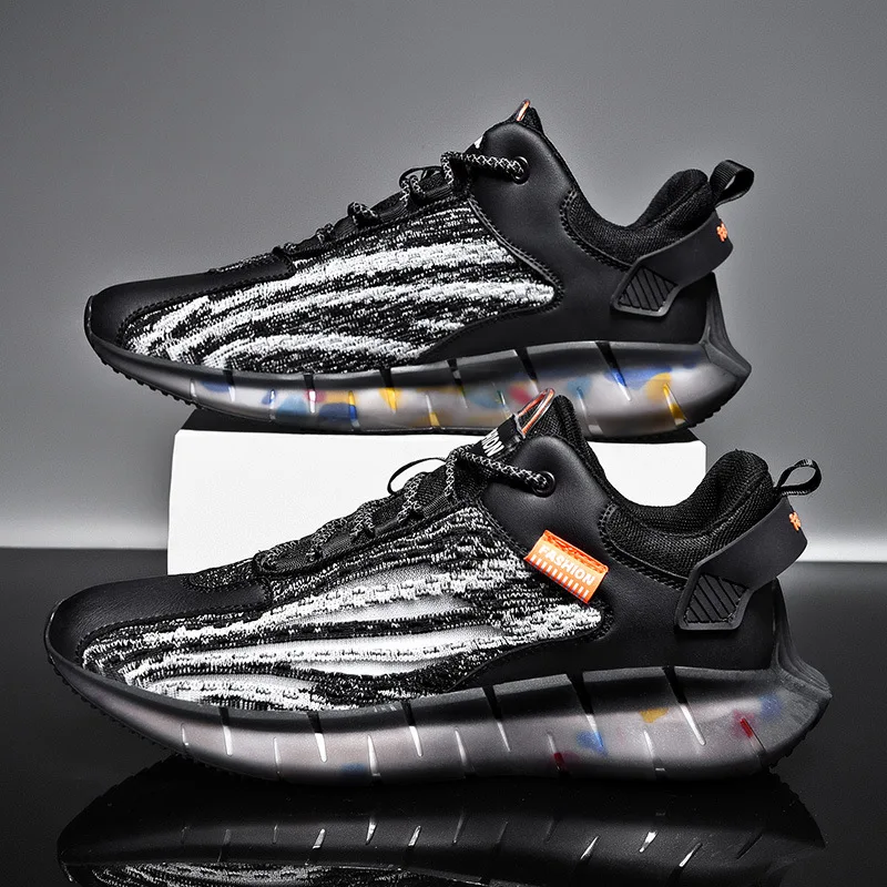 LEYW Кроссовки мужские сетчатые дышащие спортивные туфли для бега уличная