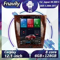 fnavily 12 1 android 11 car stereos for jaguar xk xkr s xkr s video dvd player radio car audio navigation gps dsp 2006 2013