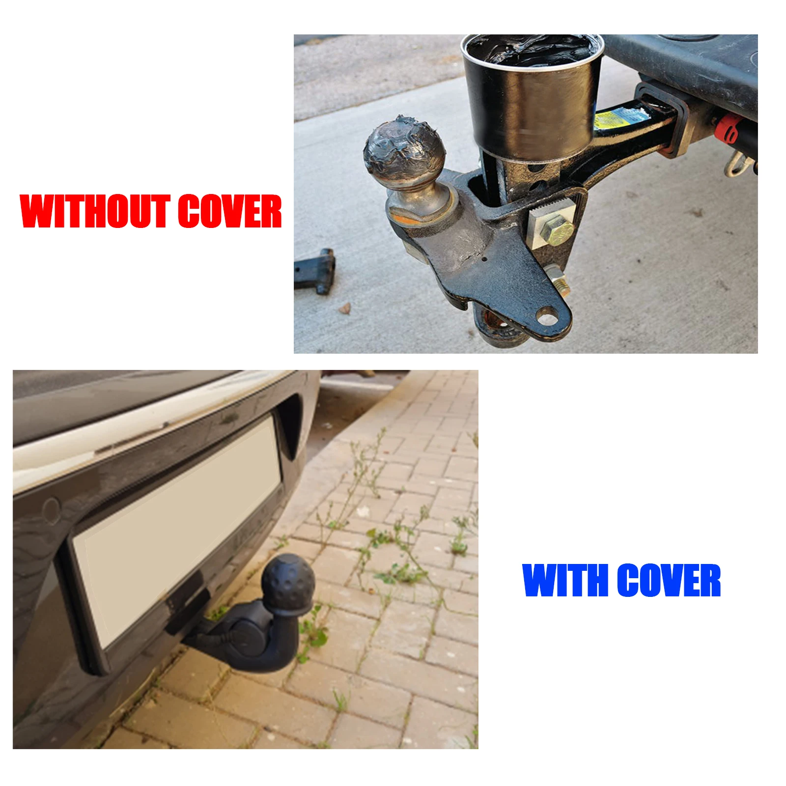 Универсальная резиновая шаровая крышка 50 мм для буксировочного прицепа