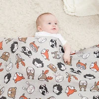 kangobaby fashion muslin swaddle cloth diaper wrap baby receiving blanket squares babyroom decor 120x120cm 100 cotton