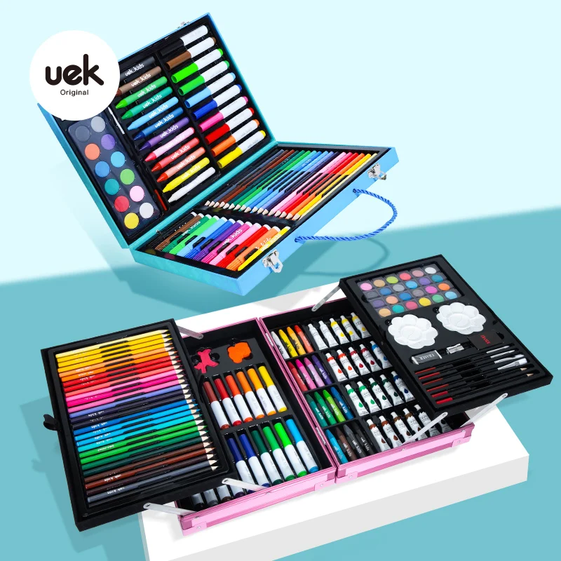 UEK Kids Washable Crayons Non Toxic Silky Twistable Gel Crayon Large Safe for Baby Children Pastel Watercolor | Канцтовары для