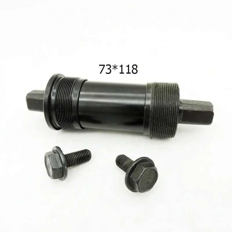

Yoursbike 73*118 mm bicycle bottom bracket BB with steel bolt square axis