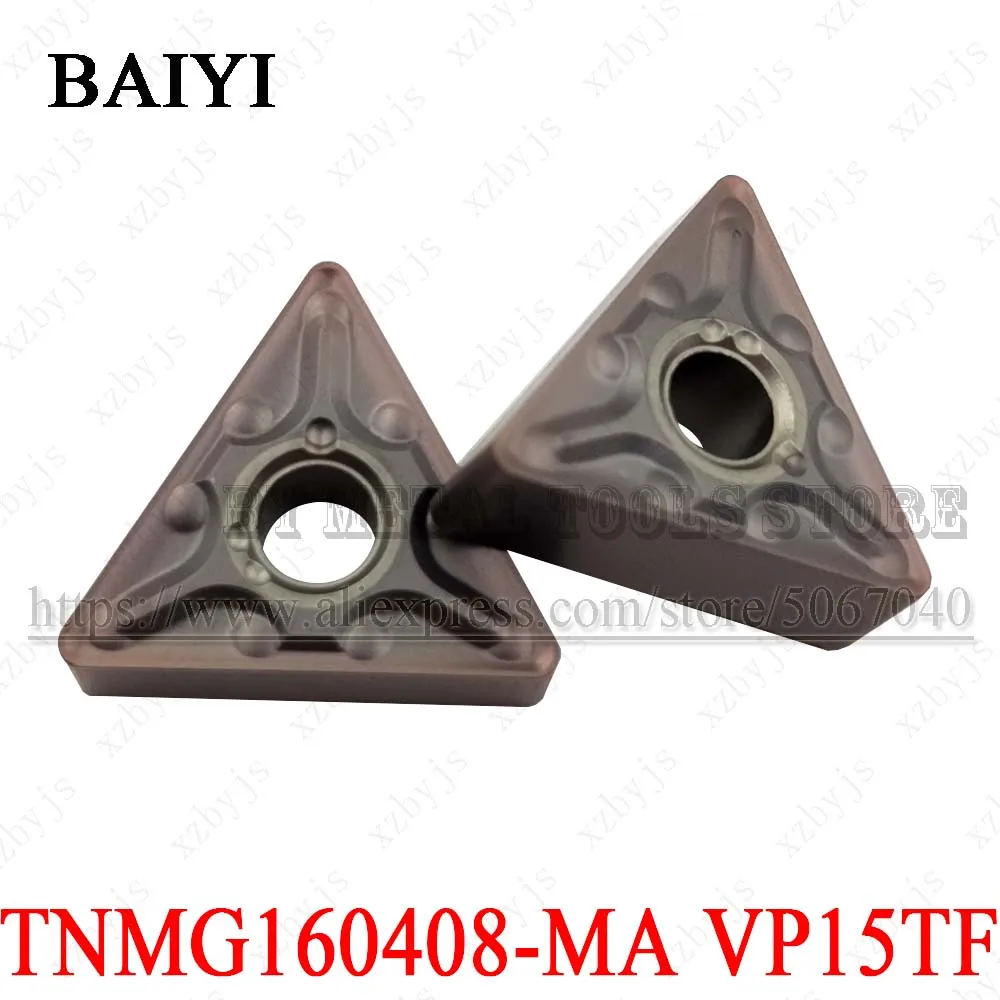 

TNMG160404-MA VP15TF TNMG160408-MA VP15TF Carbide Inserts cutter lathe TNMG Turning Tools CNC Metal blade for Stainless steel