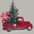 Рождественские нашивки с елкой и подарками, полосатые термонаклейки, термонаклейки с утюгом для детской одежды, курток