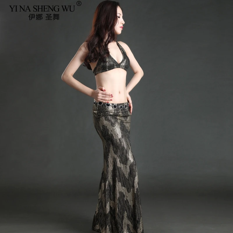 Женская длинная юбка Bellydance для восточных танцев комплект из 2 предметов взрослых