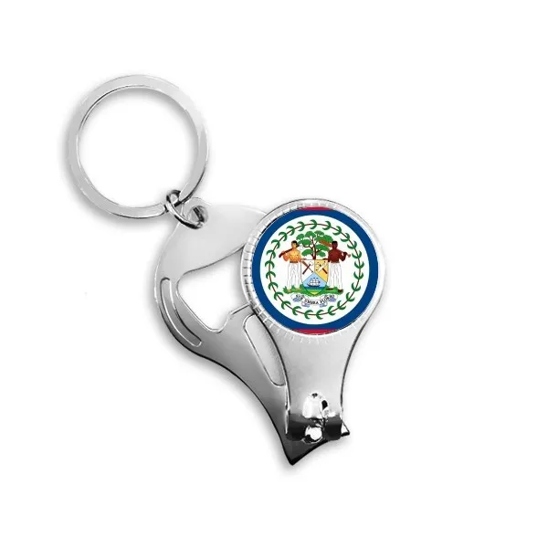 Белиз Национальный флаг страны Северной Америки символ Марка шаблон ногтей