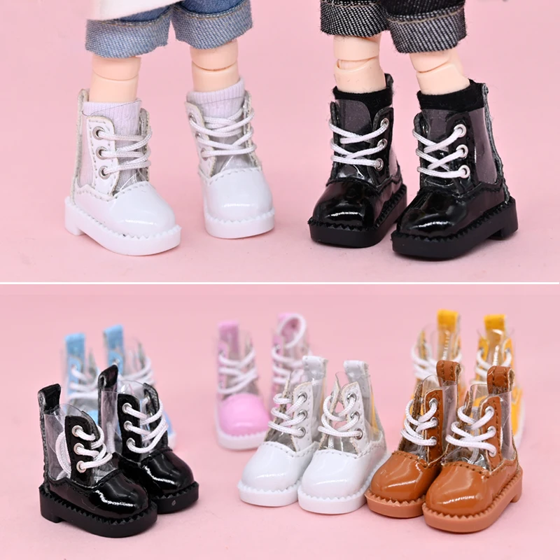 

OB11 baby shoes GSC boots Holala shoes 1/12 BJD baby boots Molly Ymy P9 baby clothes leather boots doll shoes doll accessories