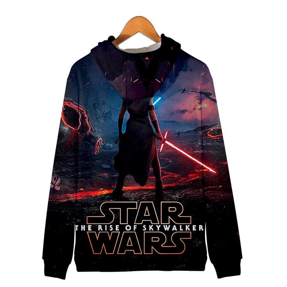 Star war the rise of skywalker, одежда с 3D принтом, толстовки на молнии, повседневная женская/мужская одежда, горячая распродажа, толстовки на молнии