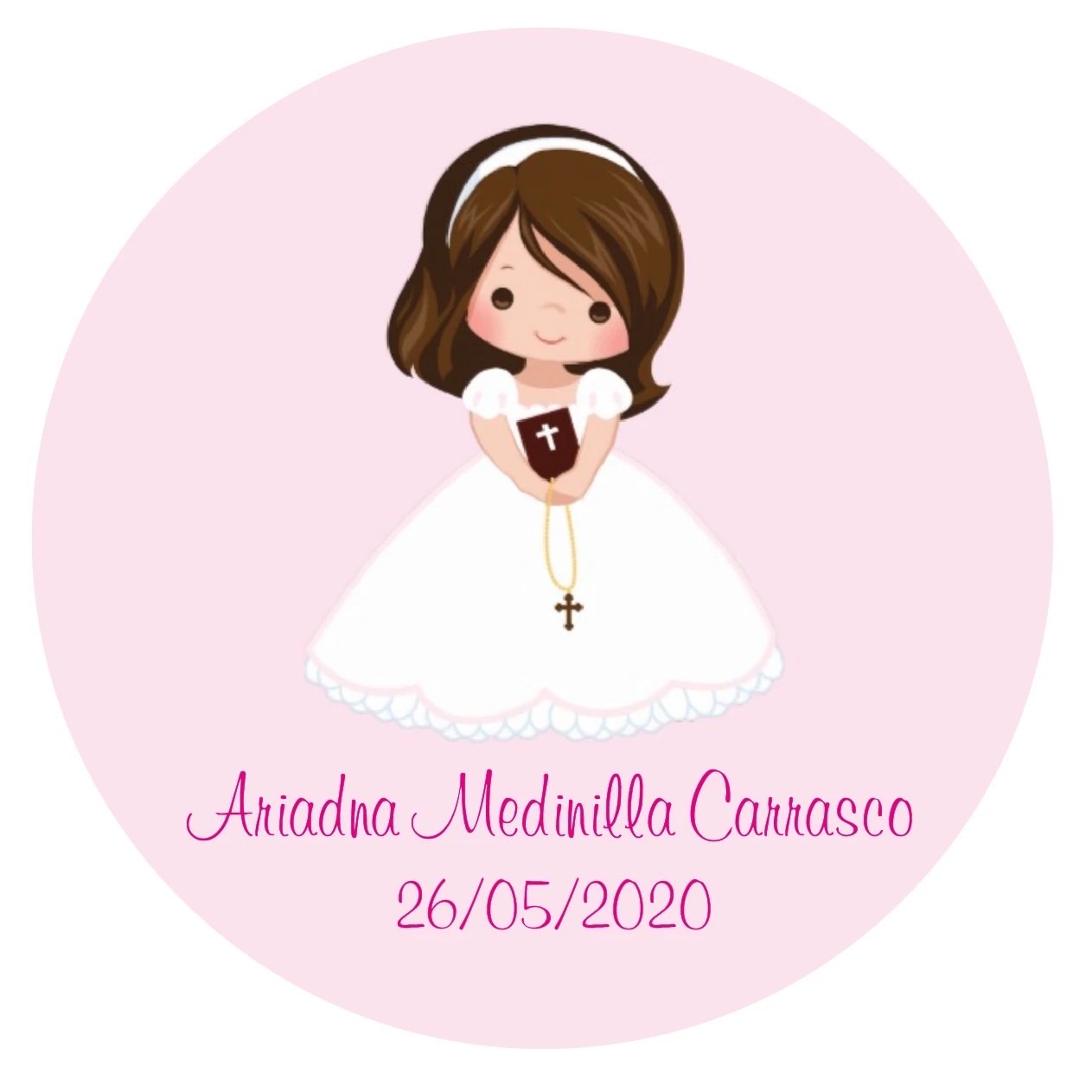 Наклейки на Первое причастие для девушек уплотнения в конверте с