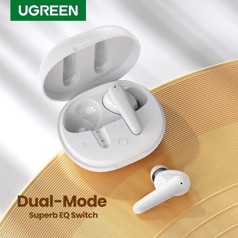 

TWS-наушники UGREEN HiTune T1, 4 микрофона, Bluetooth-наушники, ENC Hi-Fi стерео, режим быстрой зарядки USB-C
