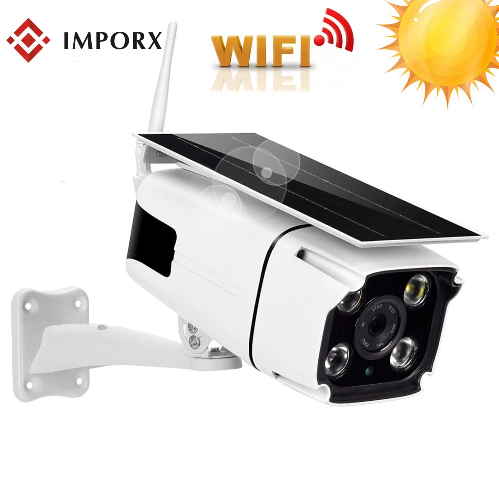 IMPORX 2MP 1080P беспроводная Wifi ip камера на солнечной батарейке наружная
