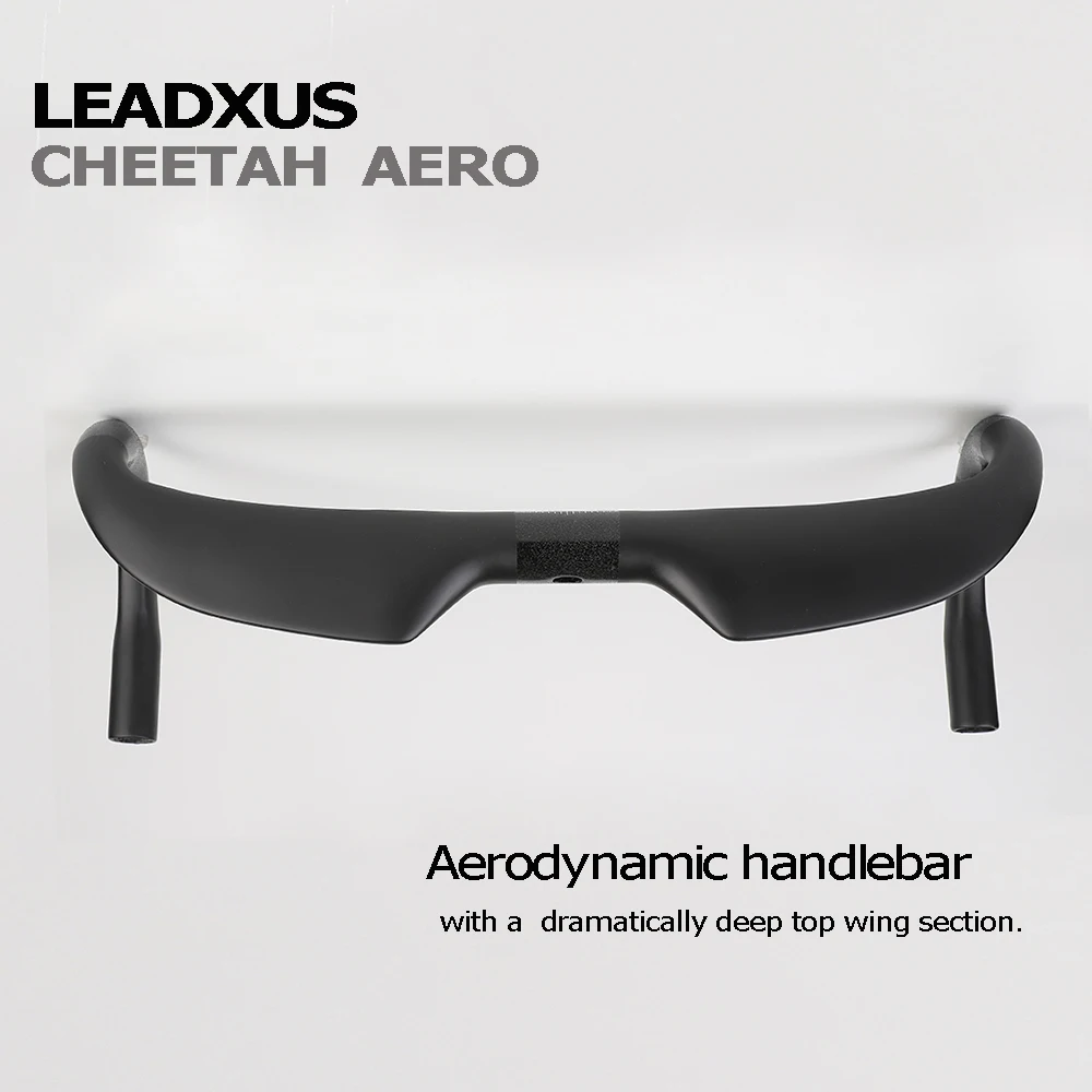 

LEADXUS 2021 Newest CHEETAH AERO Road Bike Carbon Handlebar Bicycle Carbon Drop Bar