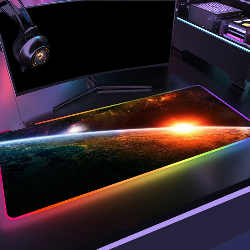 Razer Xxl Anime Space Astronaut Gaming RGB Large Mercury Mou