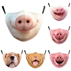 Лидер продаж, забавная Милая свинья, рот животного, косплей, Женская Мужская маска, Пылезащитная маска для езды на велосипеде, уличная дышащая Рождественская маска для взрослых