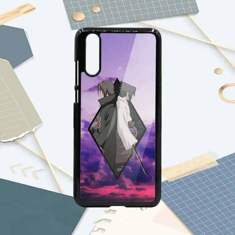 

Hot anime Naruto Sasuke Phone Case PC For Samsung galaxy S note 8 9 20 10 e lite2019 plus pro ultra
