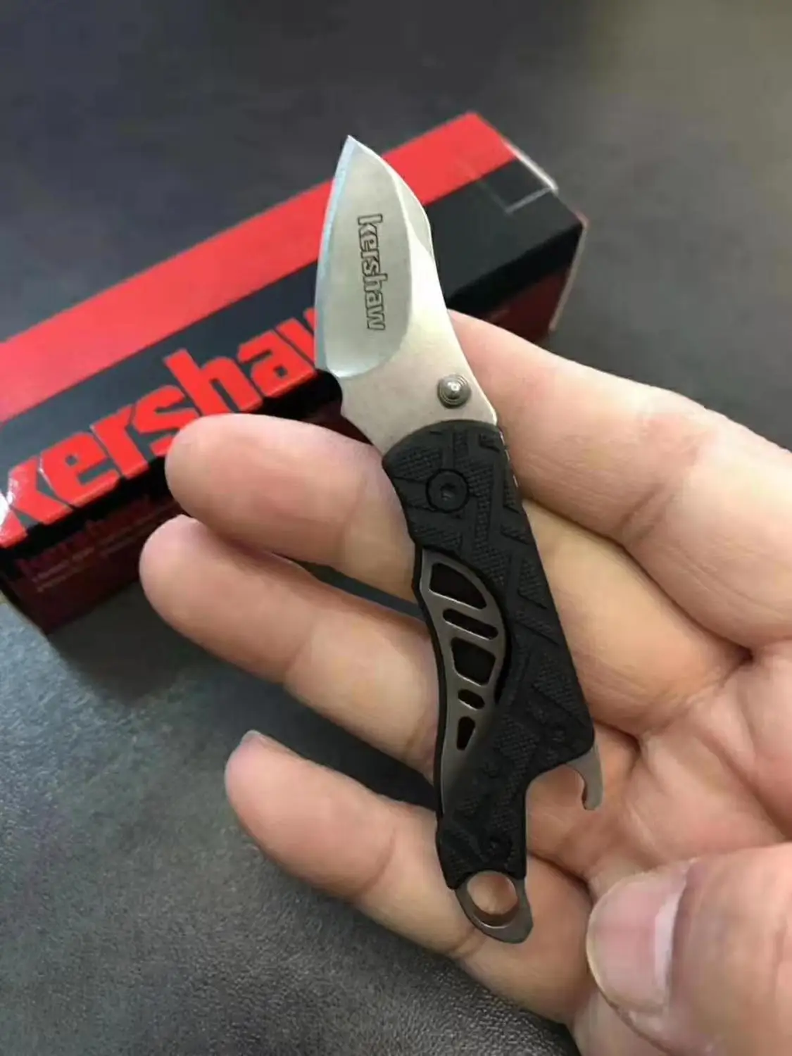 Kershaw 1025 Мини карманный складной нож D2 лезвие авиационная алюминиевая ручка outddor Кемпинг Рыбалка охотничий ключ нож EDC инструмент