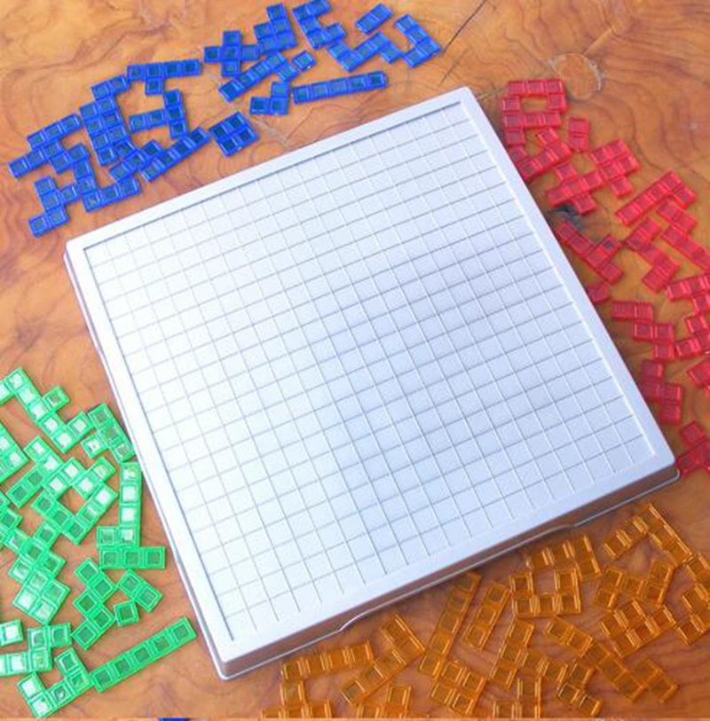 

The Strategy Game Blokus Board Game Educational Toys 484 Squares Game Easy To Play For Children Russian Box Series indoor games2
