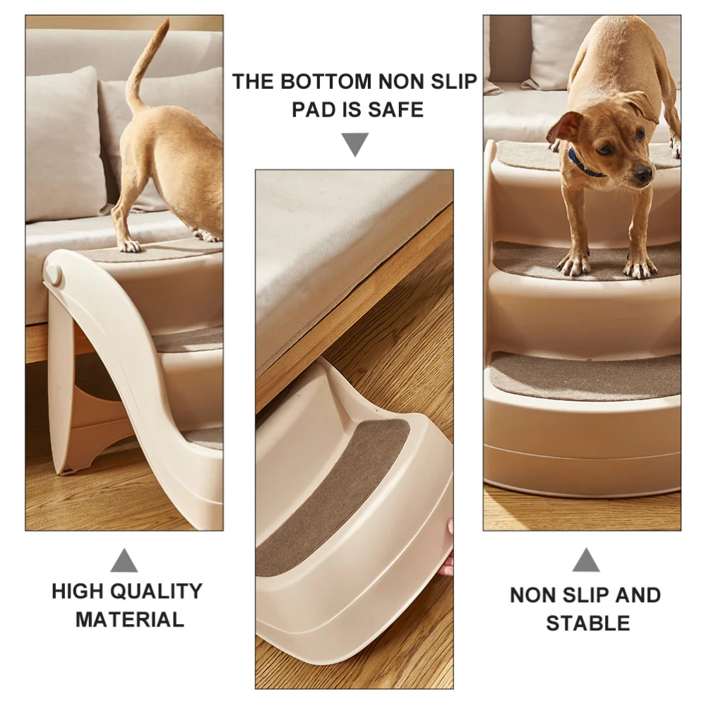 

1Pc Household Pet Stair 3-Layered Indoor Ramp Ladder Interesting Puppy Stair