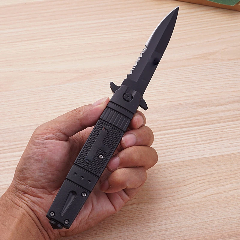 

Military Tactical Camping Survival Knives Outdoor Rescue Self Defense Camping Hunting Cutter EDC Tools