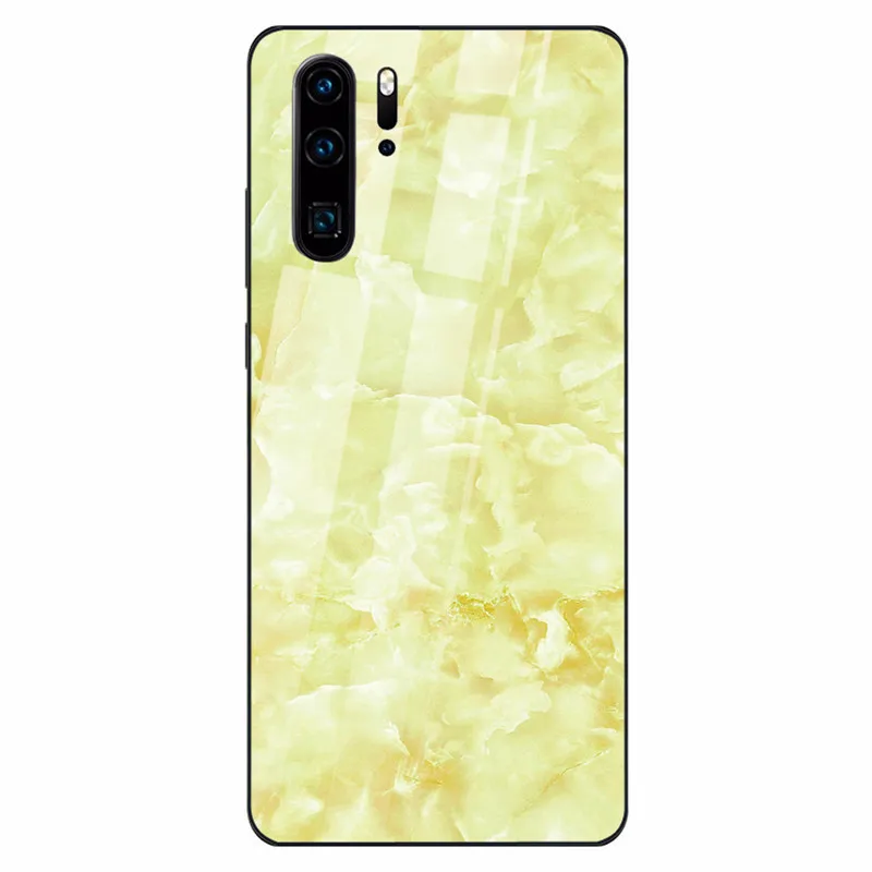Цветной мраморный чехол для телефона huawei P30 P20 Lite Shookproof закаленное стекло чехол для mate 20 Lite Honor 9 10 Lite 8X MAX Nova 3