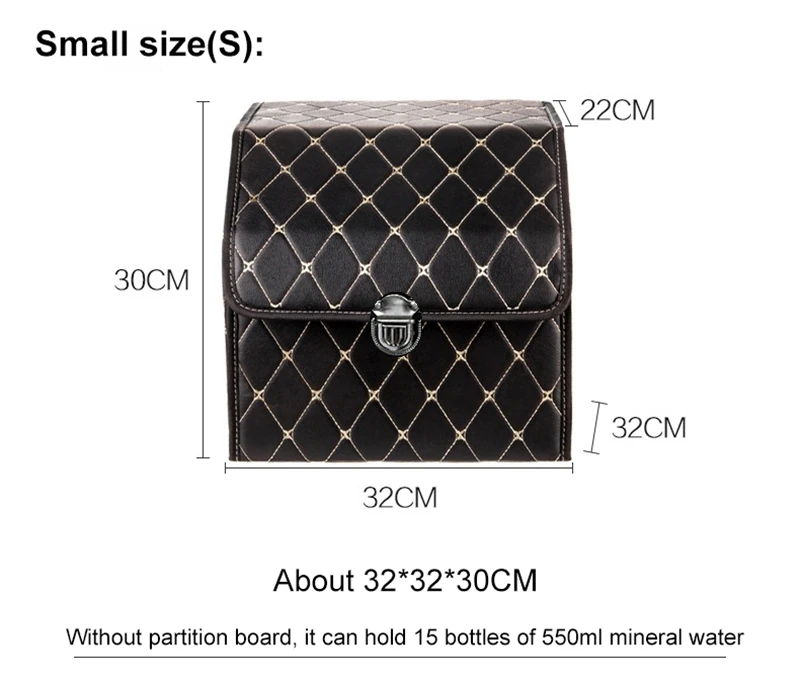 Высококачественный органайзер для багажника из искусственной кожи складной