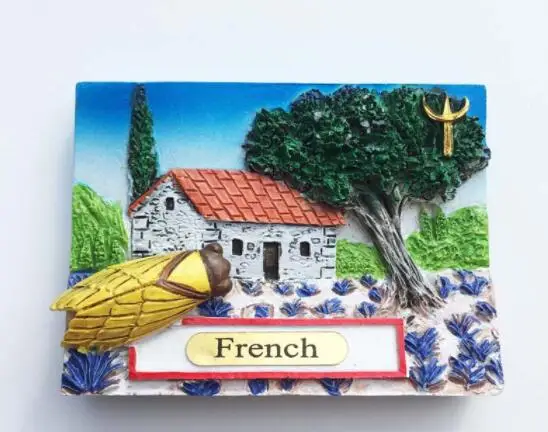 Известный во Франции Прованс туристический сувенир магнит на холодильник -