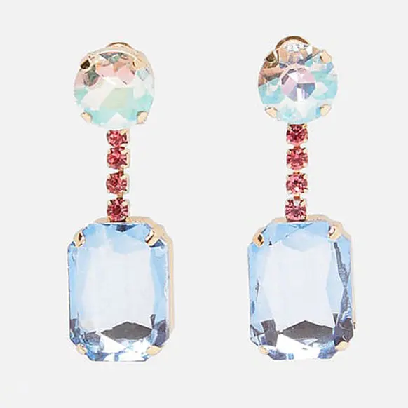 Girlgo ZA винтажные элегантные серьги-капли с жемчугом для женщин, роскошные серьги с кристаллами и бахромой в виде сердца, ювелирные изделия, подарки - Окраска металла: Style 9