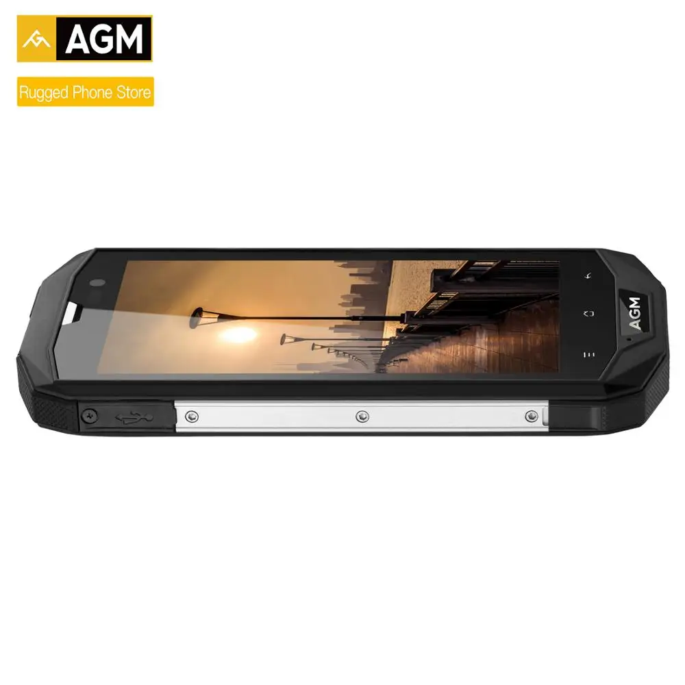 AGM A8 5 &quot4G + 64G FDD-LTE Android 7 1 мобильный телефон 2SIM IP68 прочный 4 ядра 13.0MP 4050 мАч Новый NFC
