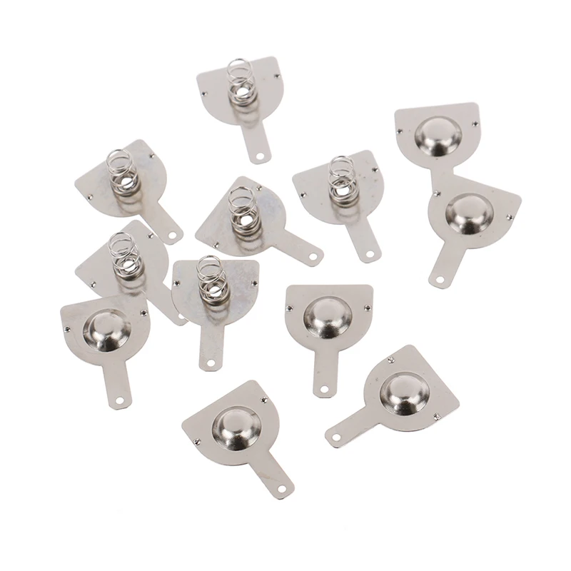 100 шт. 18650 положительные и отрицательные одиночные контактные Пружинные пластины