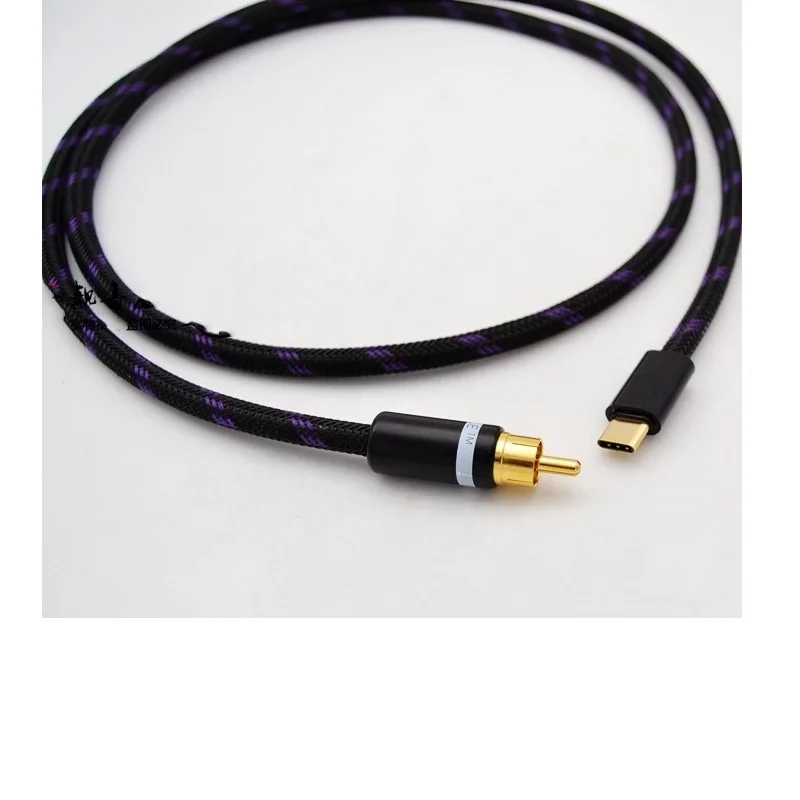Коаксиальный аудиокабель Type C к RCA для Cayin i5 N3 N5ii N52 N5IIS n8 n5mk2 N5 2 го поколения HiBy R3 R5