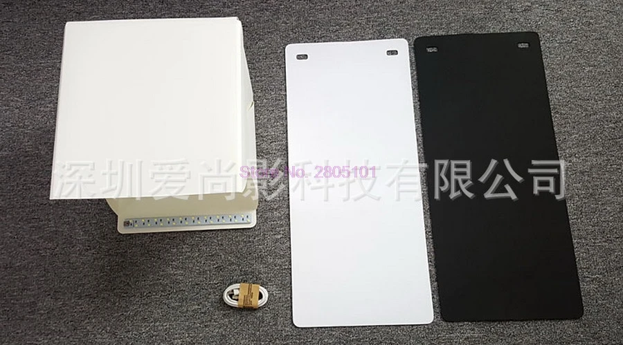 50pcs 24cm/9&quot mini Folding Lightbox Photography Studio Softbox LED Light Soft Box Camera Photo Background Lighting Tent Kit |