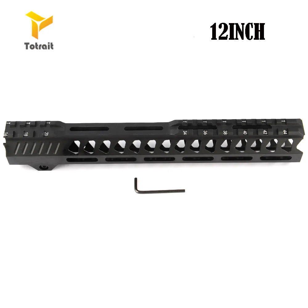 Totrait Тактический 7/10/12/13,5 дюймов поплавок Keymod Handguard Пикатинни страйкбол 15 M4 Handguard карабин квадратный Mout huntig