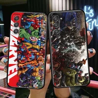 marvel comics heroes phone cover hull for samsung galaxy s6 s7 s8 s9 s10e s20 s21 s5 s30 plus s20 fe 5g lite ultra edge