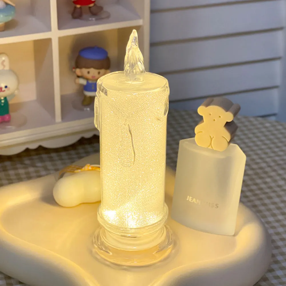 Новые мерцающие беспламенные светодиодсветодиодный свечи на батарейках для чая